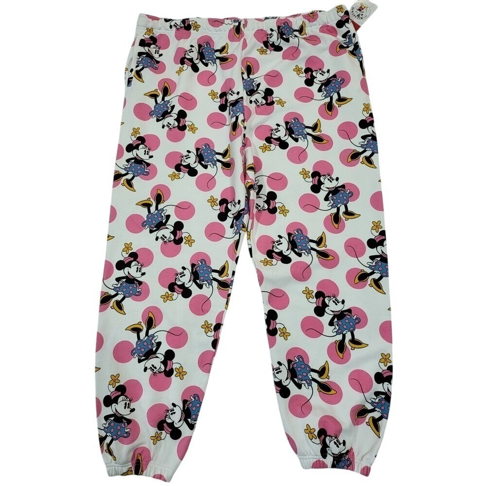 Disney Minnie Mouse Women's 2XL Pink and White Pantsuit Size 2XL - Picture 1 of 9